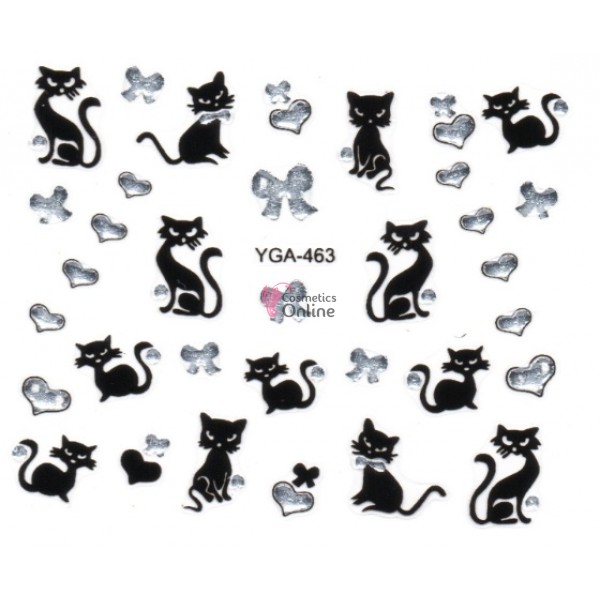 Stickere 3D pentru unghii cod YGA 463